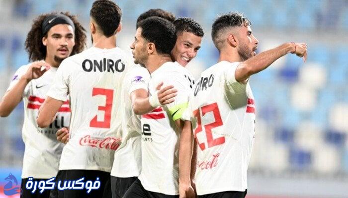 «ألفينا يفتتح التسجيل للزمالك أمام مودرن سبورت في الدوري الممتاز»