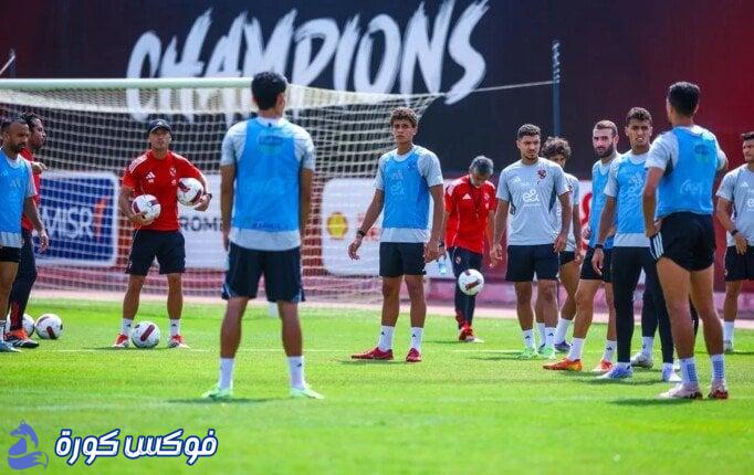 الأهلي يركز على التح preparations لمواجهة غزل المحلة في الدوري