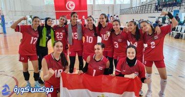 ناشئات مصر للكرة الطائرة تبدأ مشوار البطولة الإفريقية بانتصار رائع على مدغشقر