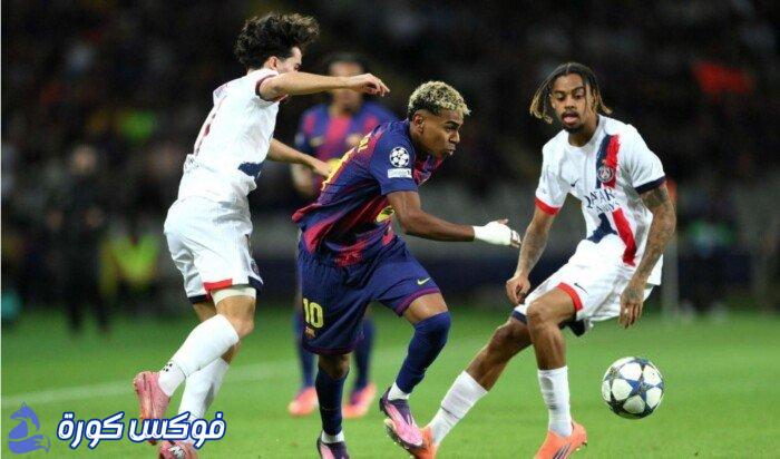 باريس سان جيرمان يتفوق على برشلونة بثنائية في دوري الأبطال