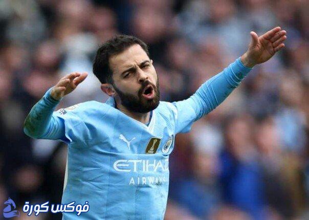 بيرناردو سيلفا: ضعف التركيز كلفنا الفوز رغم سيطرتنا على مباراة موناكو