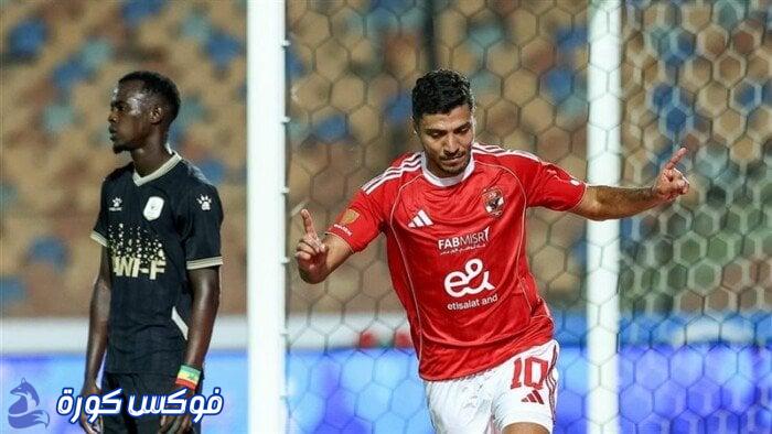 محمد شريف يسجل هدف الأهلي الثالث ضد كهرباء الإسماعيلية – شاهد الفيديو!